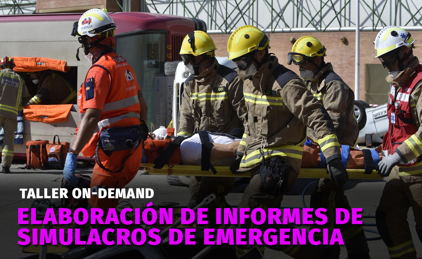 Elaboración de informes de simulacros de emergencia