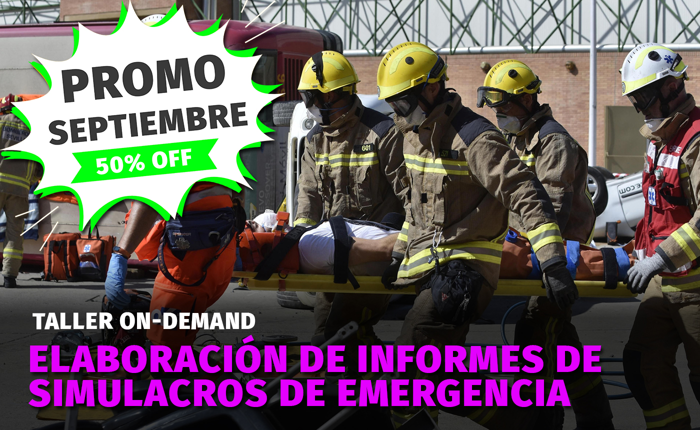Elaboración de informes de simulacros de emergencia